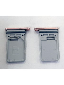 Soporte o bandeja single sim dorada para Samsung Galaxy S21 Plus 5G SM-G996 calidad premium