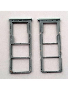 Soporte o bandeja dual sim verde para Samsung Galaxy A22 4G A225F SM-A225F A225 SM-A225 calidad premium