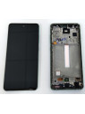 Pantalla lcd para Samsung Galaxy A52s 5G GH82-26861E A528B mas tactil negro mas marco verde service pack