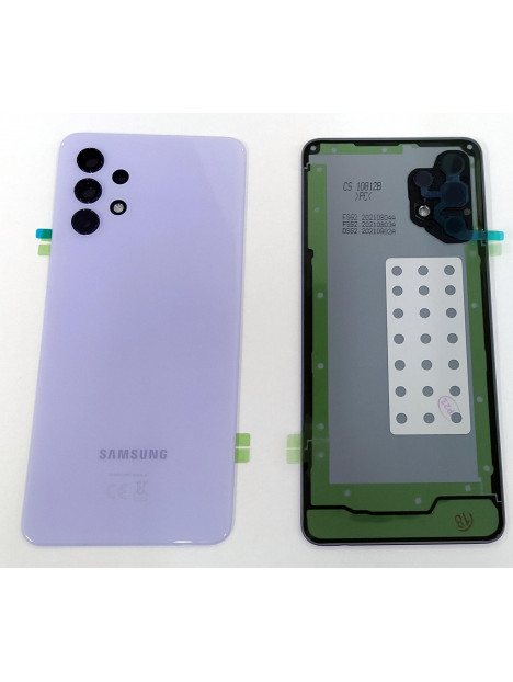 Tapa trasera o tapa batería violeta para Samsung Galaxy A32 4G SM-A325B Service Pack premium