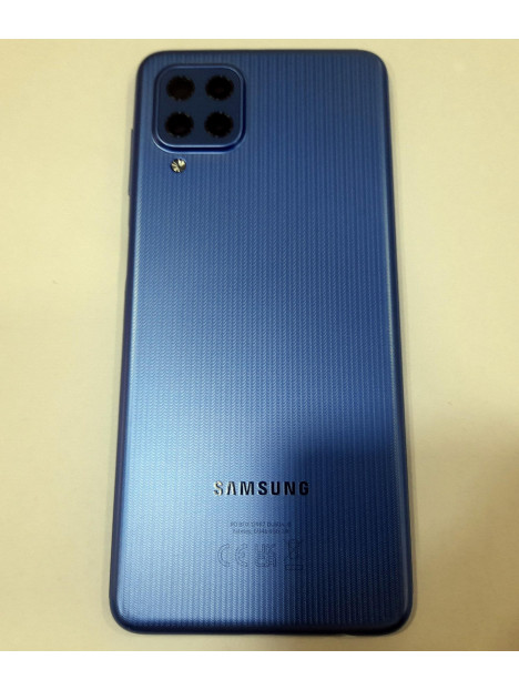 Tapa trasera o tapa bateria azul claro para Samsung Galaxy M22 SM-M225F GH82-26674C Service Pack Premium