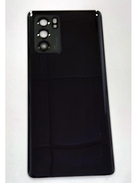 Tapa trasera o tapa bateria negra para Oppo Reno 6 Pro 5G mas cubierta camara