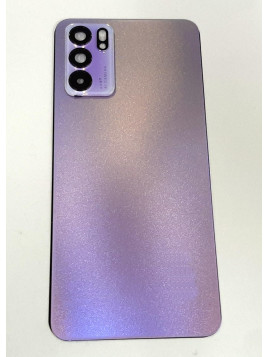 Tapa trasera o tapa bateria purpura para Oppo Reno 6 5G mas cubierta camara