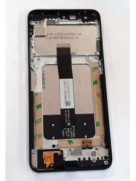 Pantalla lcd para Umidigi A11 mas tactil negro mas marco plata calidad premium