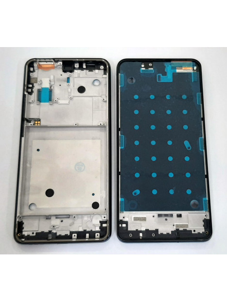 Carcasa central o marco azul para Motorola Moto One Hyper calidad premium