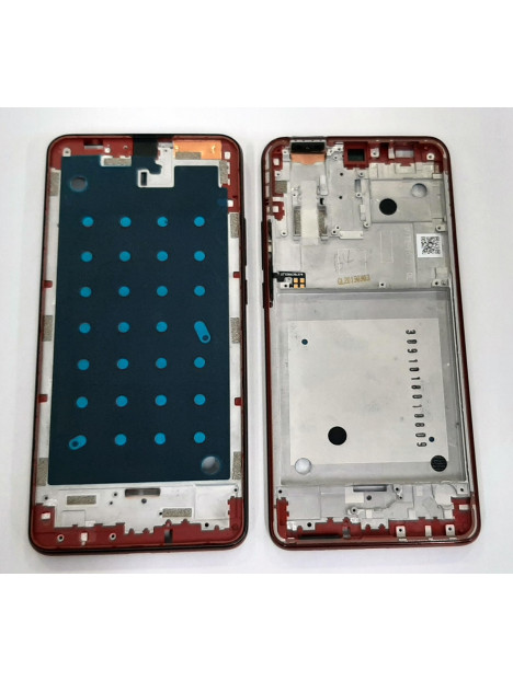 Carcasa central o marco rojo para Motorola Moto One Hyper calidad premium