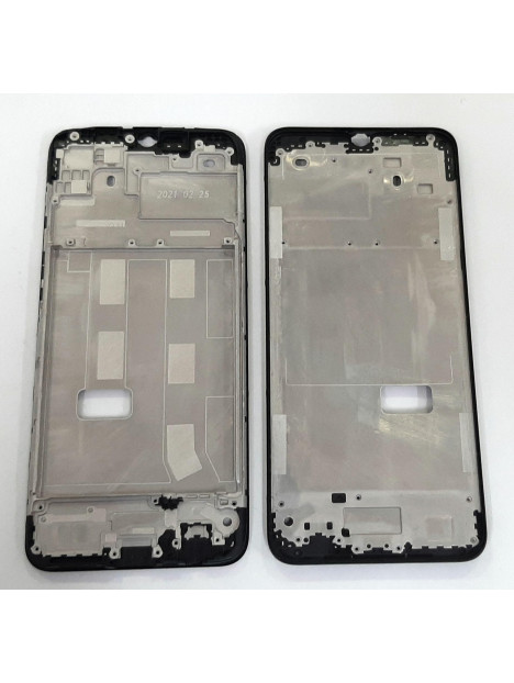 Carcasa central o marco negro para Oppo A15 calidad premium