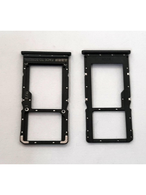 Soporte o bandeja dual sim negro para Xiaomi Poco X3 GT calidad premium