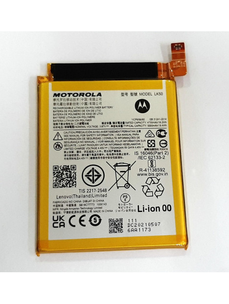 Bateria LK50 para Motorola 5000mAh Service Pack