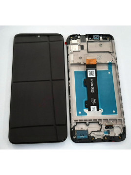 Pantalla lcd para Motorola Moto E20 mas tactil negro mas marco negro calidad premium