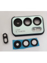 set 3 lente camara mas cubierta camara azul para Oppo Reno 6 5g calidad premium