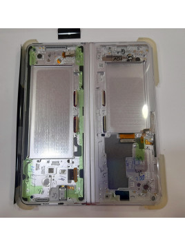 Pantalla LCD para Samsung Galaxy Z Fold 3 5G F926 GH82-26283C mas tactil negro mas marco plata Sevice pack