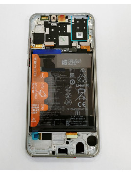 Pantalla lcd 02353FQB para Huawei P30 Lite 2020 48mp MAR-L21BX mas tactil negro mas marco plata Service Pack