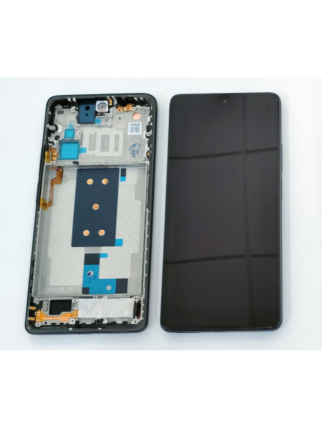 Pantalla lcd para Xiaomi MI 11T MI 11T Pro 560004K11R00 mas tactil negro mas marco negro Service Pack