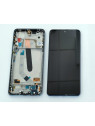 Pantalla lcd para Xiaomi MI 11i MI 11 Pro MI 11X Pro 5600050K1100 mas tactil negro mas marco plata Service Pack