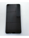 Pantalla lcd para Samsung Galaxy S21 FE SM-G990B GH82-26414B mas tactil negro mas marco plata Service Pack