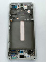 Pantalla lcd para Samsung Galaxy S21 FE SM-G990B GH82-26414B mas tactil negro mas marco plata Service Pack