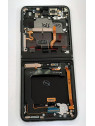 Pantalla lcd para Samsung Galaxy Z Flip 3 5G F711 GH82-27243A mas tactil negro mas marco negro Service Pack