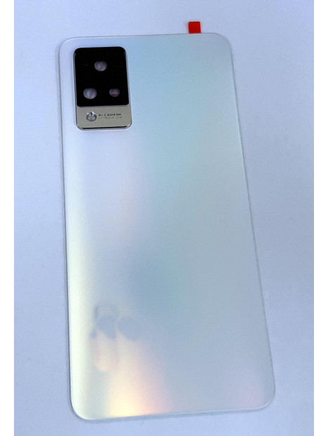 Tapa trasera o tapa bateria blanca para Vivo V21 5G mas cubierta camara