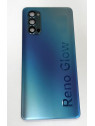 Tapa trasera o tapa bateria azul para Oppo Reno 4 Pro 5G mas cubierta camara