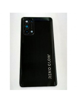 Tapa trasera o tapa bateria negra para Oppo Reno 5 5G mas cubierta camara