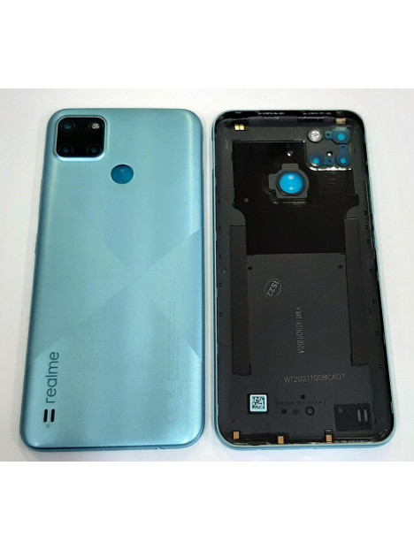 Tapa trasera o tapa bateria azul para Realme C21Y RMX3261 RMX3263 code 4908782 Service Pack