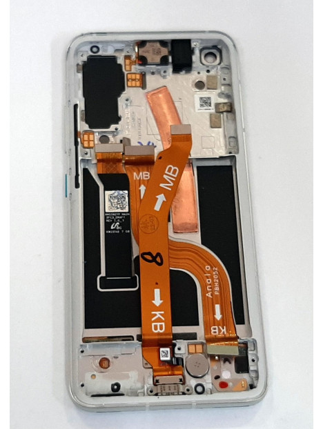 Pantalla lcd para Asus Zenfone 8 ZS590KS mas tactil negro mas marco plata calidad premium