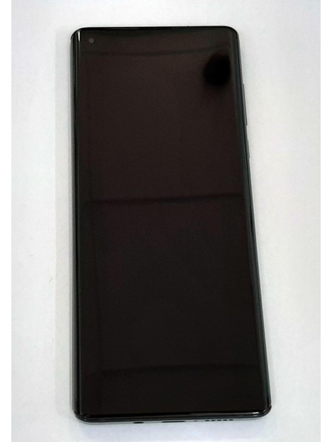 Pantalla lcd para Motorola Moto Edge 2021 mas tactil negro mas marco azul oscuro calidad premium