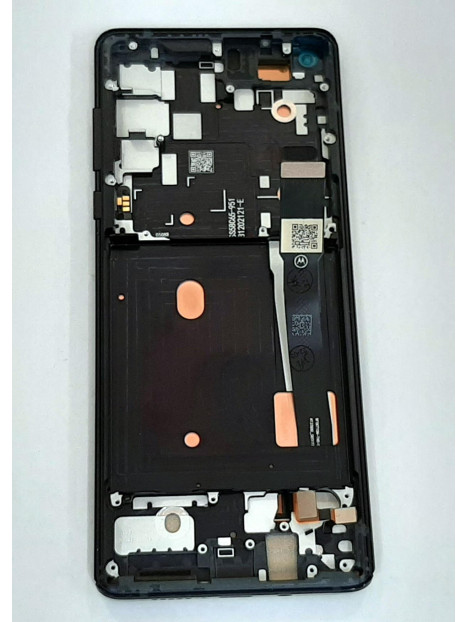 Pantalla lcd para Motorola Moto Edge 2021 mas tactil negro mas marco negro calidad premium