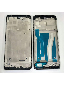 Carcasa central o marco negro para Motorola Moto G60S calidad premium