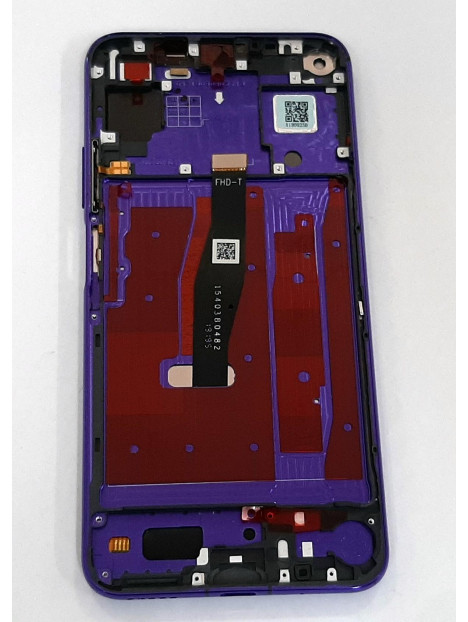 Pantalla lcd para Huawei Nova 5T YAL-L21 mas tactil negro mas marco lila compatible YALE-L61A YALE-L71A YALE-L61D