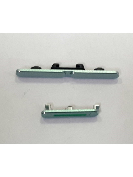 Set 2 botones verdes para Oppo Reno 6 5G calidad premium