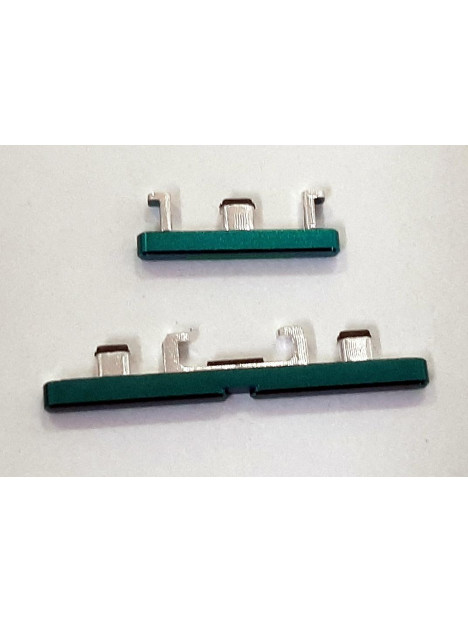 Set 2 botones verdes para Oppo Reno 2Z calidad premium