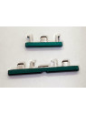 Set 2 botones verdes para Oppo Reno 2Z calidad premium