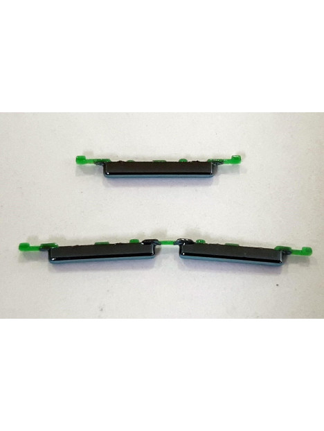 Set 3 botones azules para Oppo A91 calidad premium