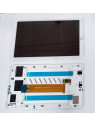 Pantalla lcd para Samsung Galaxy Tab A7 Lite Wifi SM-T220 mas tactil blanco mas marco blanco calidad premium