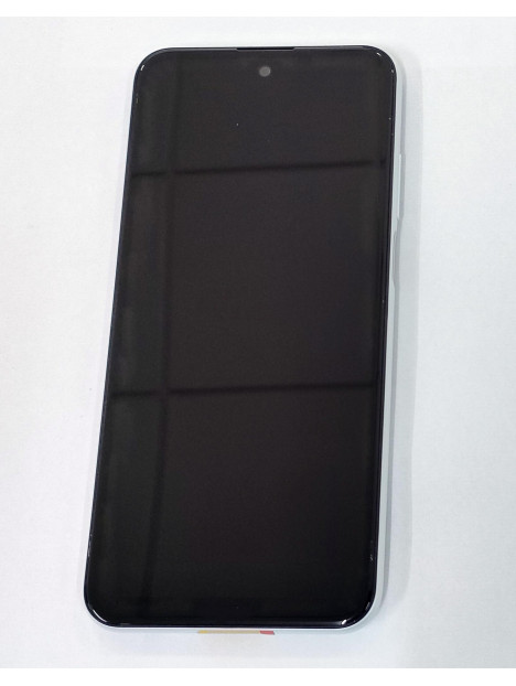 Pantalla lcd para Nokia X10 mas tactil negro mas marco blanco calidad premium