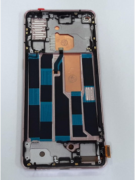 Pantalla lcd para Oppo Reno 4 Pro 5G mas tactil negro mas marco rosa calidad premium