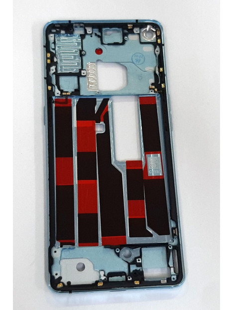 Carcasa central o marco azul para Oppo Reno 4 Pro 5G calidad premium