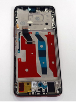 Pantalla lcd para Huawei Honor 50 Lite Nova 8I mas tactil negro mas marco rosa calidad premium