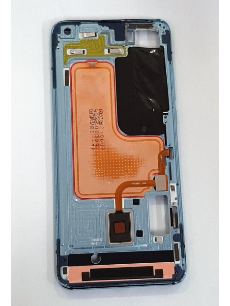 Carcasa central o marco azul para Xiaomi Mi 10S calidad premium