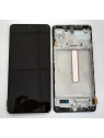 Pantalla lcd para Samsung Galaxy M52 5G SM-M526B GH82-27091A mas tactil negro mas marco negro Service Pack