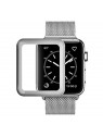 Apple Watch 40MM serie 4 protector cristal templado plata curvo