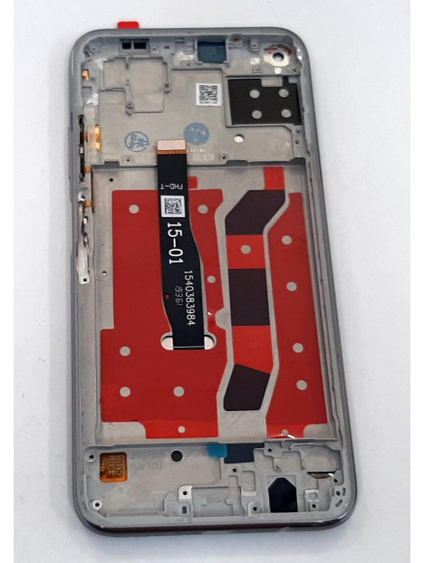 Pantalla lcd para Huawei P40 Lite mas tactil negro mas marco gris compatible