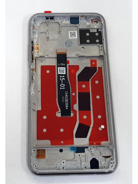 Pantalla lcd para Huawei P40 Lite mas tactil negro mas marco purpura compatible