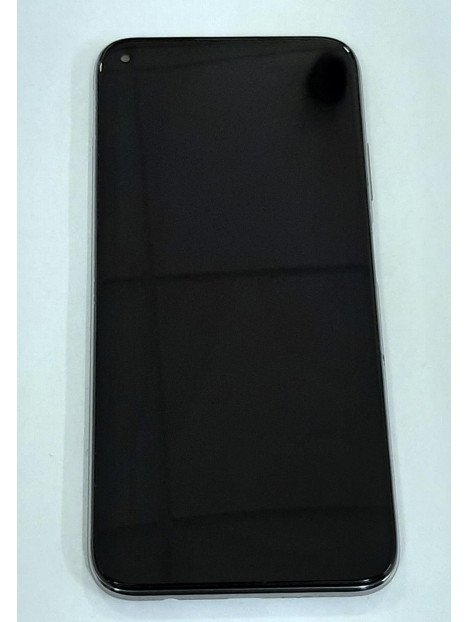 Pantalla lcd para Huawei P40 Lite mas tactil negro mas marco purpura compatible