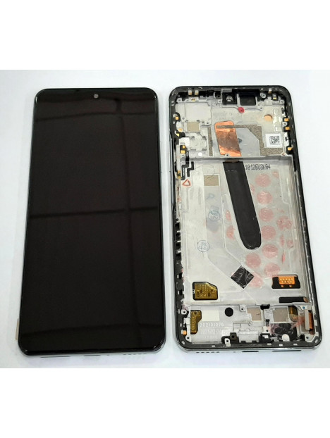 Pantalla lcd para Xiaomi MI 11I Xiaomi Poco F3 Xiaomi Mi 11X Pro mas tactil negro mas marco plata calidad incell
