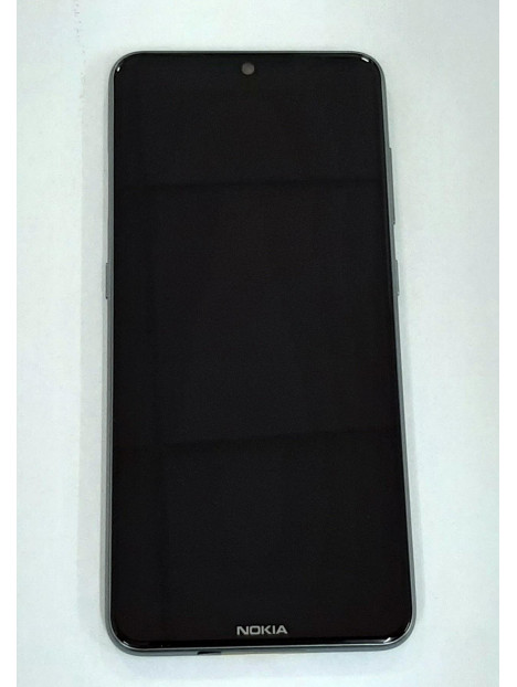 Pantalla lcd para Nokia 7.2 5079AA000076 TA-1181 TA-1196 mas tactil negro mas marco azul Service Pack