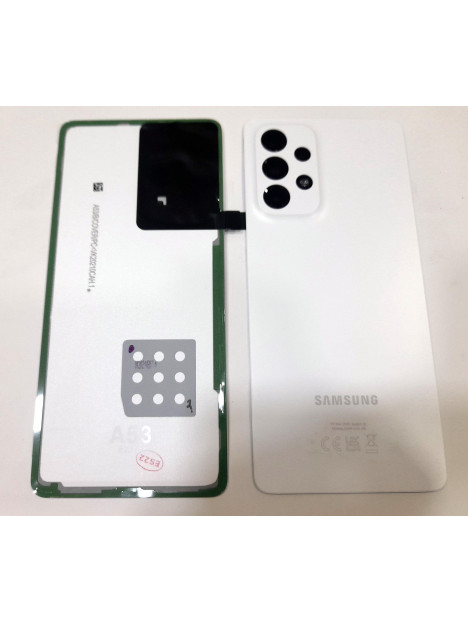 Tapa trasera o tapa bateria blanca para Samsung Galaxy A53 5G SM-A536 GH82-28017B Service Pack