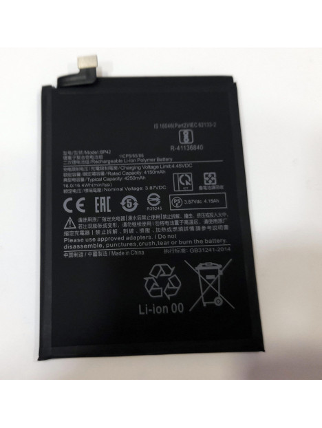 Bateria para Xiaomi mi 11 lite BP42 M2101K9AG xiaomi mi lite 11 5g M2101K9G 4250mAh